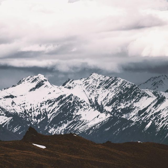 The Remarkables in snow
