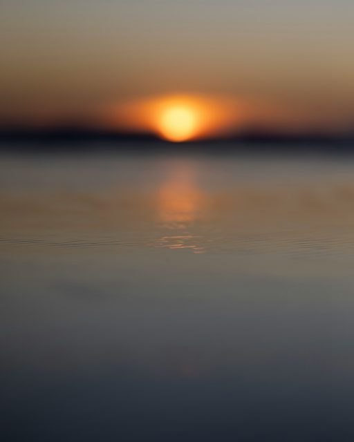 Piha sunset, soft focus